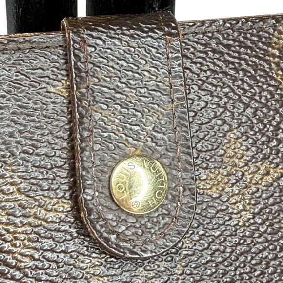 Louis Vuitton Monogram Kisslock Wallet And LV Box Authentic Vintage - Picture 10 of 16